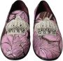 Dolce & Gabbana Bloemen Crystal Loafers Met Print Versieringen - Thumbnail 3