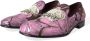 Dolce & Gabbana Bloemen Crystal Loafers Met Print Versieringen - Thumbnail 4