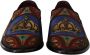 Dolce & Gabbana Multicolor Jacquard Crown Loafers Schoenen Multicolor Heren - Thumbnail 8