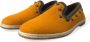 Dolce & Gabbana Oranje Studded Linnen Leren Loafers Orange Heren - Thumbnail 18