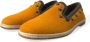 Dolce & Gabbana Oranje Studded Linnen Leren Loafers Orange Heren - Thumbnail 14