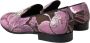 Dolce & Gabbana Bloemen Crystal Loafers Met Print Versieringen - Thumbnail 11