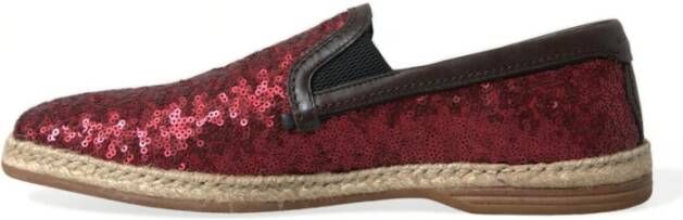 Dolce & Gabbana Loafers Red Heren