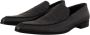 Dolce & Gabbana Grijze en Zwarte Caiman Leren Loafers Black Heren - Thumbnail 3