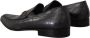 Dolce & Gabbana Grijze en Zwarte Caiman Leren Loafers Black Heren - Thumbnail 4
