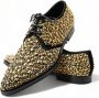 Dolce & Gabbana Zwart Goud Versierde Derby Jurkschoenen Yellow Heren - Thumbnail 9