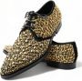 Dolce & Gabbana Zwart Goud Versierde Derby Jurkschoenen Yellow Heren - Thumbnail 8