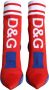 Dolce & Gabbana Logo Detail Enkellaarzen Rood Blauw Multicolor Dames - Thumbnail 2