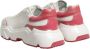 Dolce & Gabbana Logo Detail Leren Sneakers Wit Roze - Thumbnail 2
