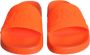 Dolce & Gabbana Logo Detail Rubber Slides Sandalen Orange Dames - Thumbnail 2