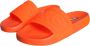 Dolce & Gabbana Logo Detail Rubber Slides Sandalen Orange Dames - Thumbnail 3