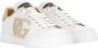 Dolce & Gabbana Portofino sneaker van kalfsleer met lamsleren details en logo - Thumbnail 4