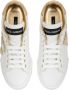 Dolce & Gabbana Portofino sneaker van kalfsleer met lamsleren details en logo - Thumbnail 6