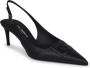 Dolce & Gabbana Zijden slingback pumps met strikdetail Black Dames - Thumbnail 9