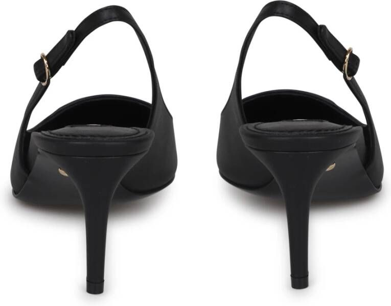 Dolce & Gabbana Logo-Geëmbosseerde Slingback Pumps Black Dames