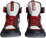 Dolce & Gabbana Logo High Top Leren Sneakers Multicolor Heren - Thumbnail 2
