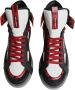 Dolce & Gabbana Logo High Top Leren Sneakers Multicolor Heren - Thumbnail 3