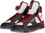 Dolce & Gabbana Logo High Top Leren Sneakers Multicolor Heren - Thumbnail 4