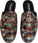 Dolce & Gabbana Logo Jacquard Platte Sandalen Leren Zool Multicolor Dames - Thumbnail 3