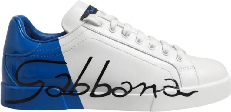 Dolce & Gabbana Logo Lage Sneakers met Rubberen Zool