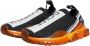 Dolce & Gabbana Logo Print Slip-On Sneakers Zwart Oranje Multicolor Heren - Thumbnail 4