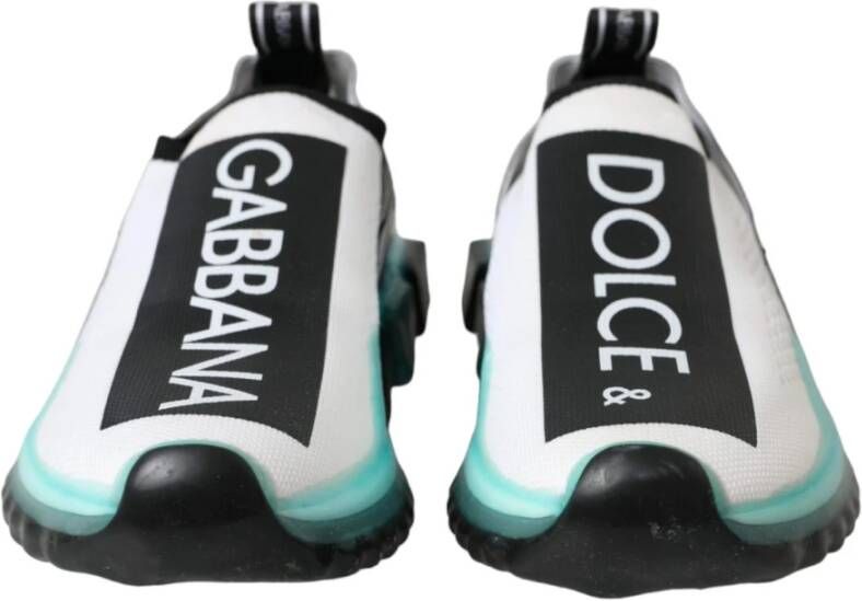 Dolce & Gabbana Logo Print Slip-On Sorrento Sneakers Multicolor Dames