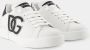 Dolce & Gabbana Portofino Logo-Print Low-Top Sneakers White Dames - Thumbnail 14