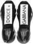 Dolce & Gabbana Zwarte Slip-On Sneakers met Ultralichte Zool en Stretch Mesh Design Black Dames - Thumbnail 8