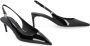 Dolce & Gabbana Slingback pumps van lakleer met DG-gesp Black Dames - Thumbnail 10