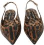 Dolce & Gabbana Luipaard Exotische Huid Slingback Schoenen Multicolor Dames - Thumbnail 2