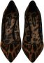 Dolce & Gabbana Luipaardprint Hakken Pumps Bruin Brown Dames - Thumbnail 8