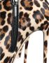 Dolce & Gabbana Luipaardprint Kalfshaar Hak Booties Brown Dames - Thumbnail 2