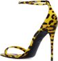 Dolce & Gabbana Luipaardprint Leren Sandalen met Bandjes Yellow Dames - Thumbnail 3