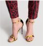 Dolce & Gabbana Luipaardprint Leren Sandalen met Bandjes Yellow Dames - Thumbnail 6