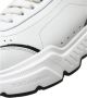 Dolce & Gabbana Chique Zwarte en Witte Leren Sneakers White Dames - Thumbnail 12