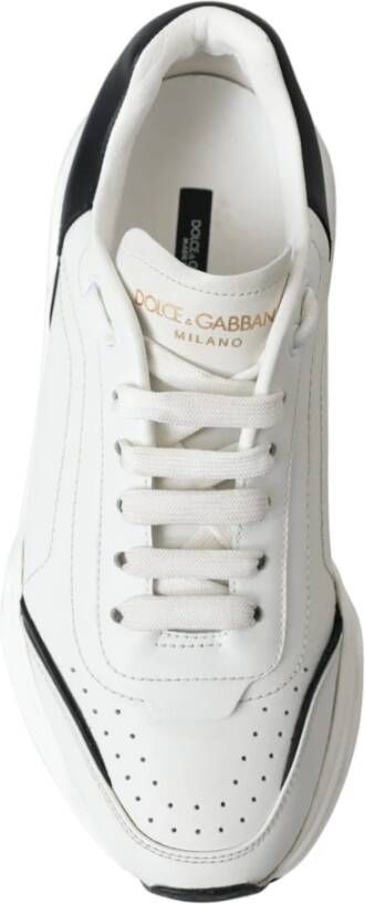 Dolce & Gabbana Luxe Almond-Toe Daymaster Sneakers White Heren