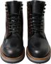 Dolce & Gabbana Zwarte leren militaire gevechtslaarzen Black Heren - Thumbnail 8