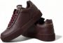 Dolce & Gabbana Luxe Bordeaux Leren Sneakers Brown - Thumbnail 8