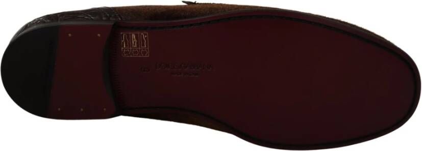 Dolce & Gabbana Loafers Brown Heren