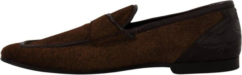 Dolce & Gabbana Loafers Brown Heren