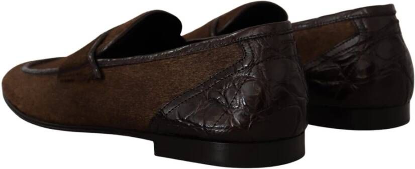 Dolce & Gabbana Loafers Brown Heren