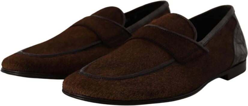 Dolce & Gabbana Loafers Brown Heren