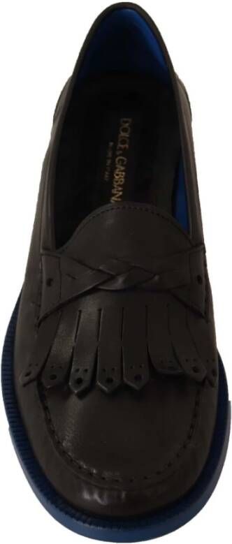 Dolce & Gabbana Luxe Leren Kwastloafers