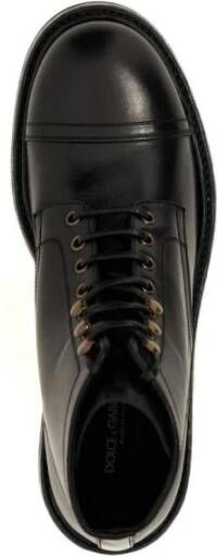 Dolce & Gabbana Luxe Leren Veterschoenen