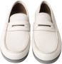 Dolce & Gabbana Lichtgrijze Lederen Instappers Voor Schoenen - Thumbnail 6
