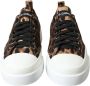 Dolce & Gabbana Luxe Luipaardprint Casual Sneakers Multicolor Heren - Thumbnail 9