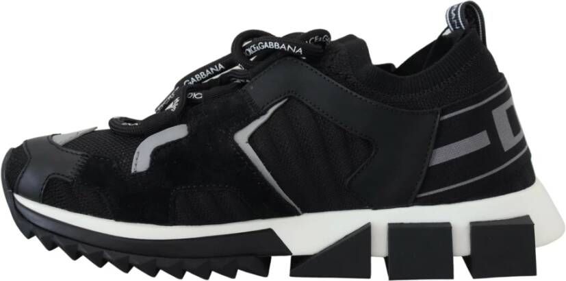 Dolce & Gabbana Luxe Monochrome Slip-On Sneakers Black Dames