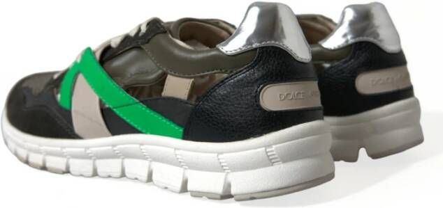 Dolce & Gabbana Luxe Multicolor Lage-Top Designer Sneakers Multicolor Heren