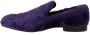 Dolce & Gabbana Luxe Paarse Schapenvacht Loafers Purple Dames - Thumbnail 4