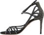 Dolce & Gabbana Prachtige Rhinestone Stiletto Sandalen Black Dames - Thumbnail 9